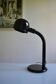 Black goose neck desk lamp ALDA 1980 Swedish Mid-Century