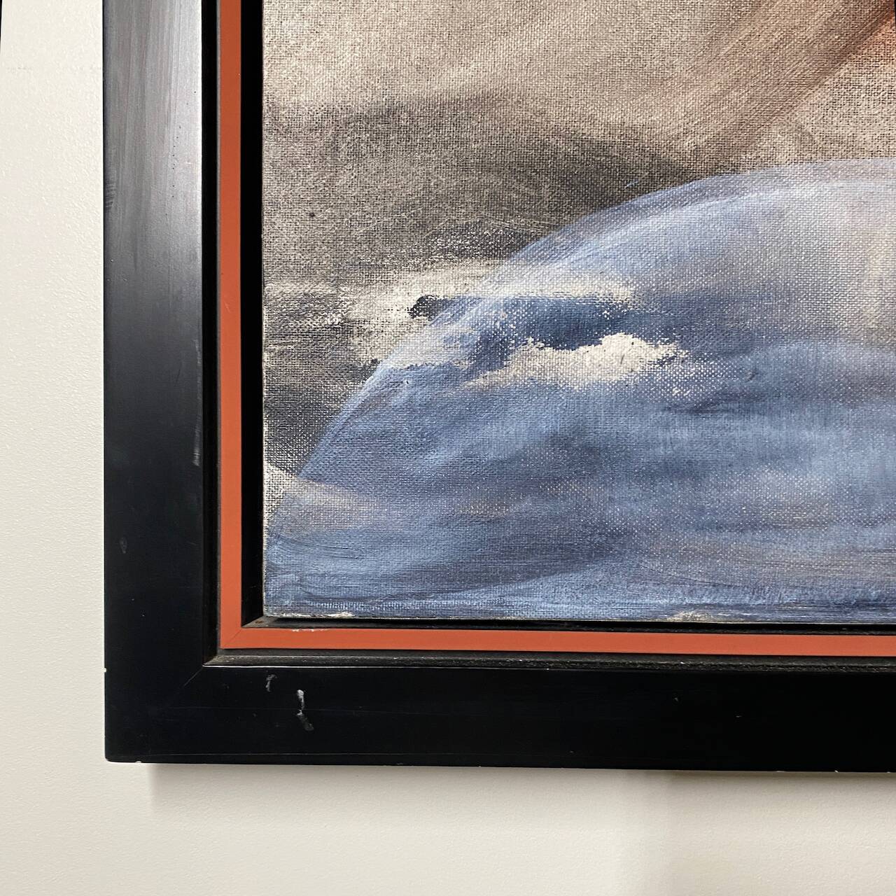 Modern painting by isabelle de duve - utopie 'peut-être' - 1988