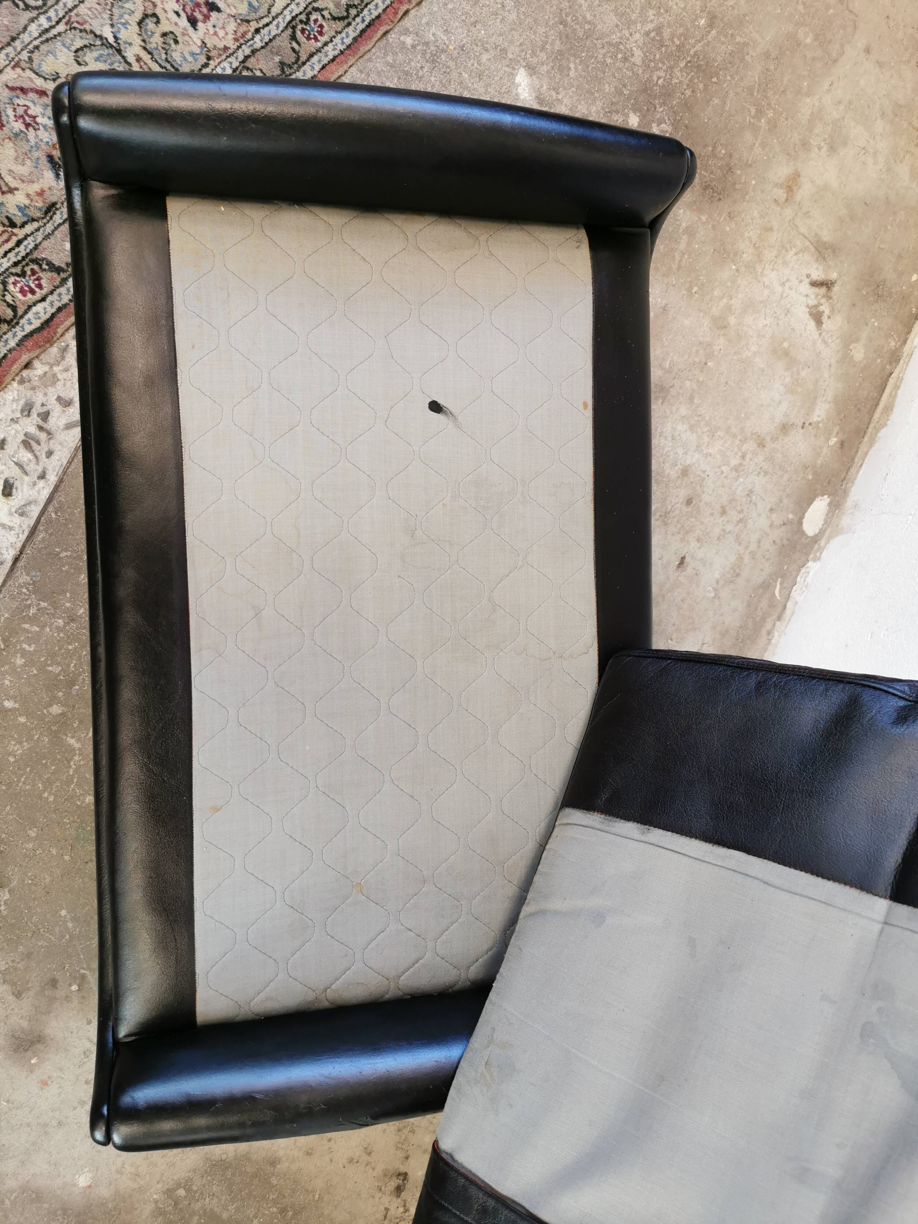 Ottoman/Ottoman/Scandinavian leather footrest