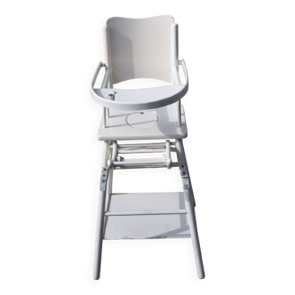 High chair pierced for children white 50s