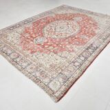 Red & Cream Vintage Persian Rug, 243x328Cm