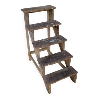 Wooden stepladder