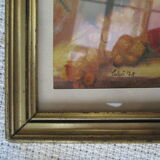 Vintage gilded wood frame 17 x 18