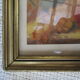 Cadre bois doré vintage 17 x 18