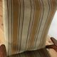 Fauteuil scandinave pieds compas en bois
