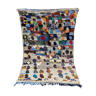 Tapis multicolor en tissu boucherouite 131x197cm