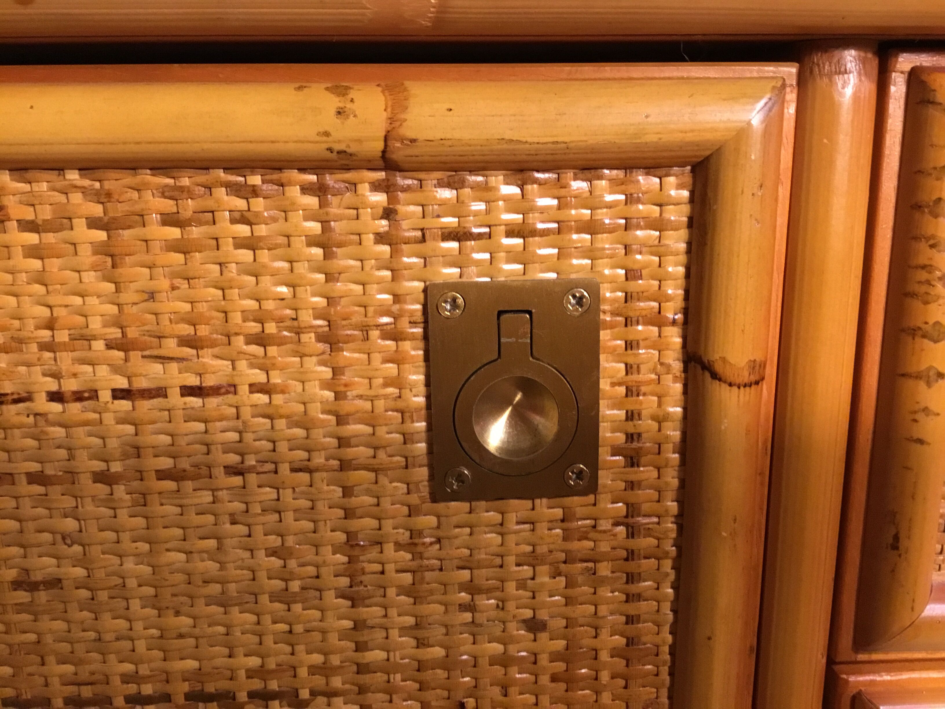 Rattan dresser