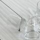 5 whiskey glasses - water.