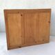 Top buffet glass doors 50s patinated almond green