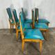Vintage chairs with tapered legs