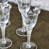 Engraved wine glasses