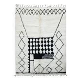 Tapis Bebère Noir et blanc - 275 x 193 cm