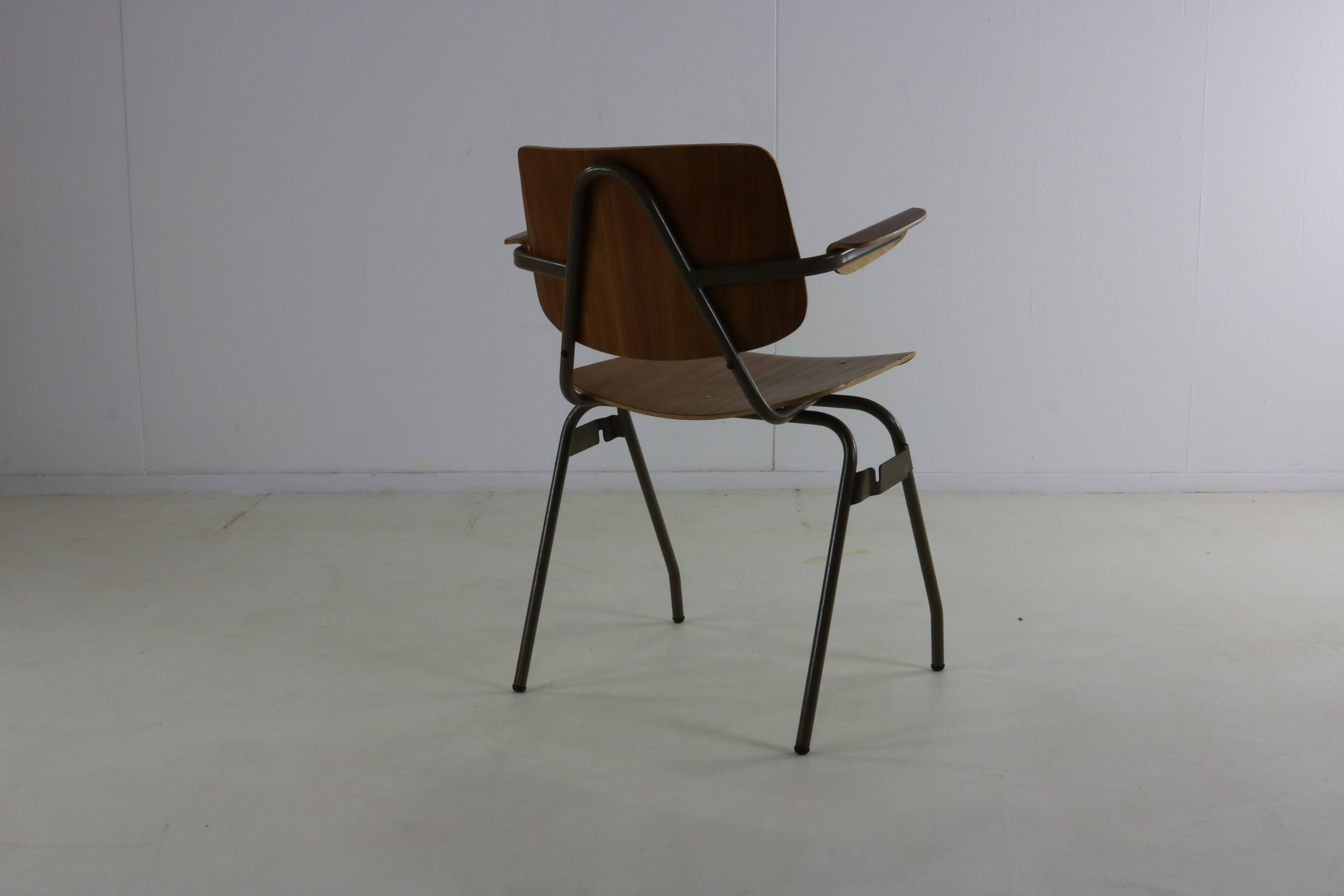 Set of six dining chairs by Kho Liang Ie for Car Katwijk