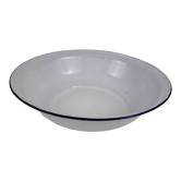 Enamelled sheet metal basin