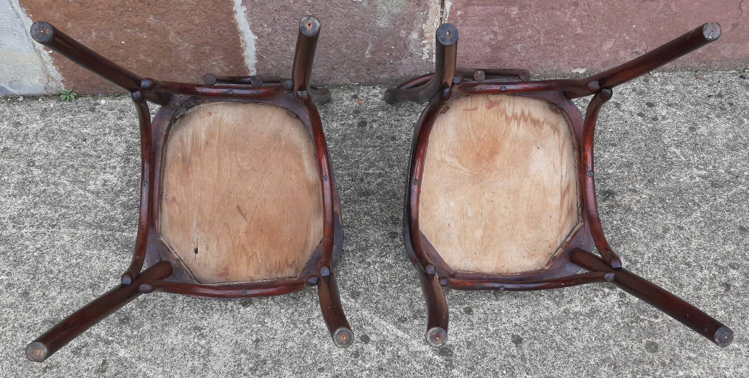 "Fischel" bistro chairs (pair)