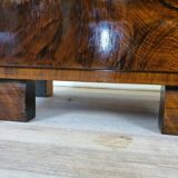 Pair of Art Decò bedside tables in mahogany