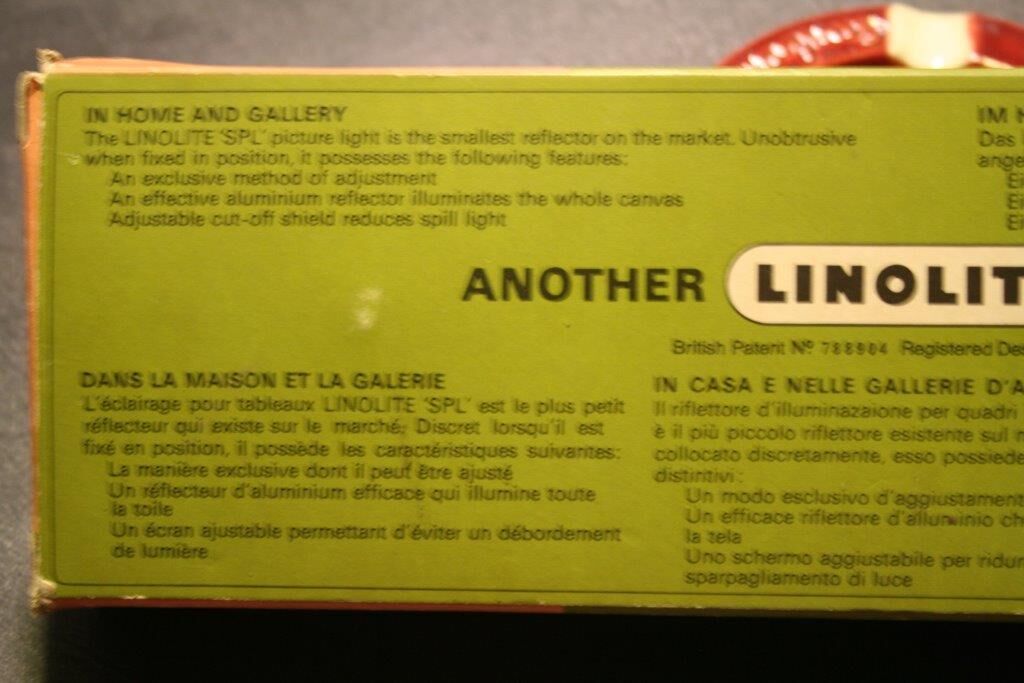 Wall light old golden light table