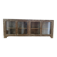 Vitrine ancienne birmane en teck