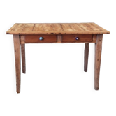 Antique wooden farmhouse table