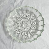 Empty pockets in chiseled glass