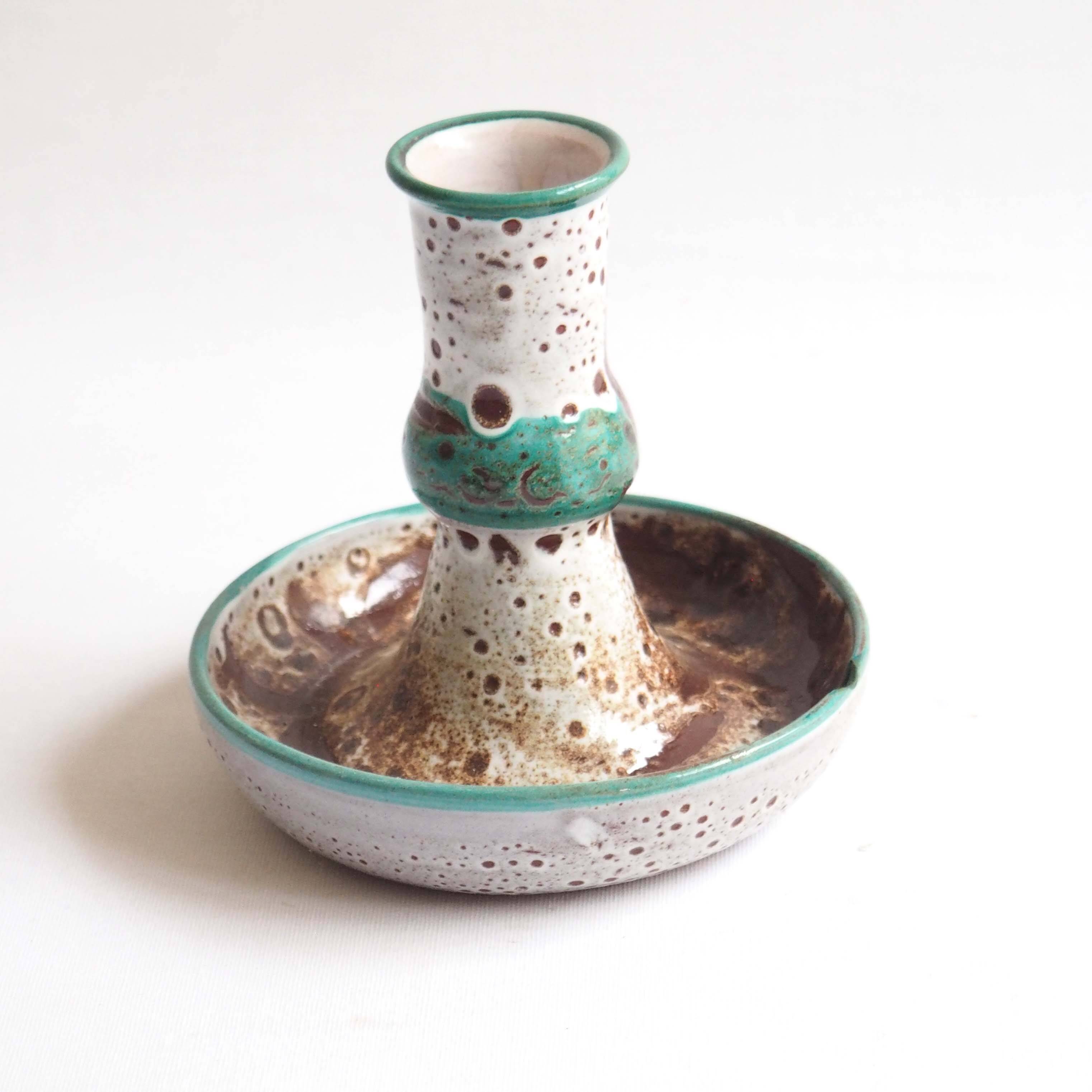 Ceramic candle holder 1950