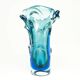 Vase moderne du milieu du siècle, en verre multicolore, conçu par J. Hospodka, Tchécoslovaquie, années 1960.