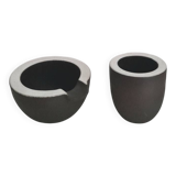 Ensemble de 2 cendriers céramique Ravelli