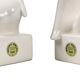Set serre-livres homme et femme art déco style royal delft 19cm