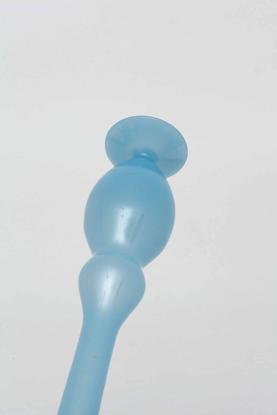 Vase soliflore blue glass