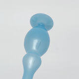 Vase soliflore blue glass