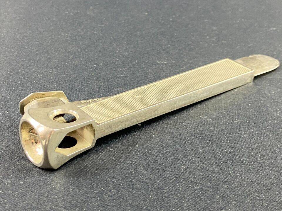 Donatus Solingen silver-plated cigar cutter