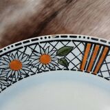 4 antique flat plates "Élisabeth"