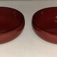 Vintage Japanese lacquered Bakelite top with 4 pieces