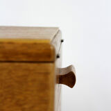Vintage Oak Sewing Box, 1970s