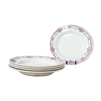 Deep earthenware plates