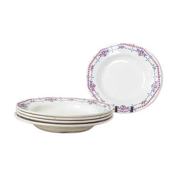 Deep earthenware plates
