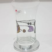 Nagel Vase Exclusive Design, hand-blown transparent glass, Germany, 1980s.