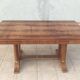 Art Deco table in walnut veneer