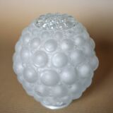 Globe verre motif à bulles, abat-jour verre vintage, luminaire, globe lampe, décoration intérieur