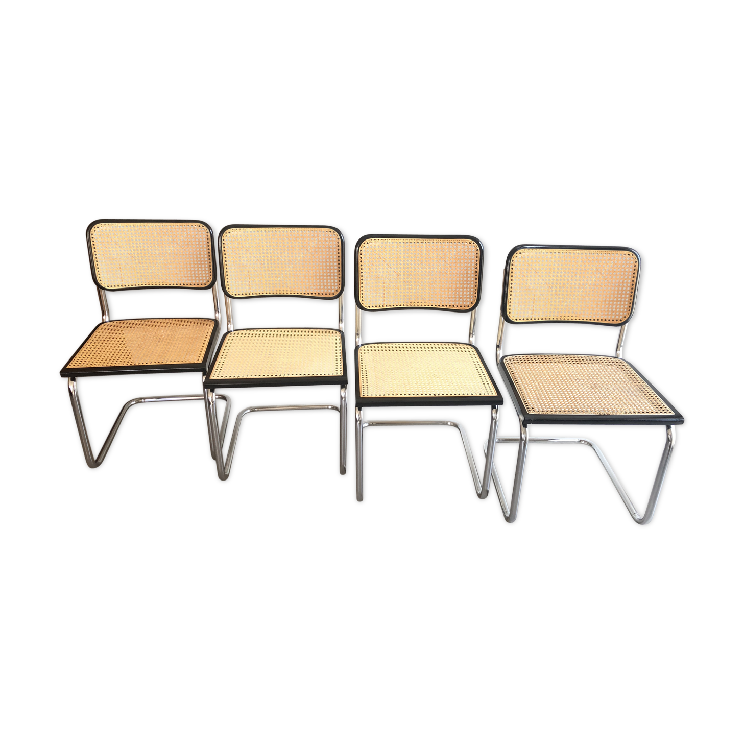 Set de 4 chaises B32 par Marcel Breuer