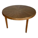 Handcrafted vintage round dining table