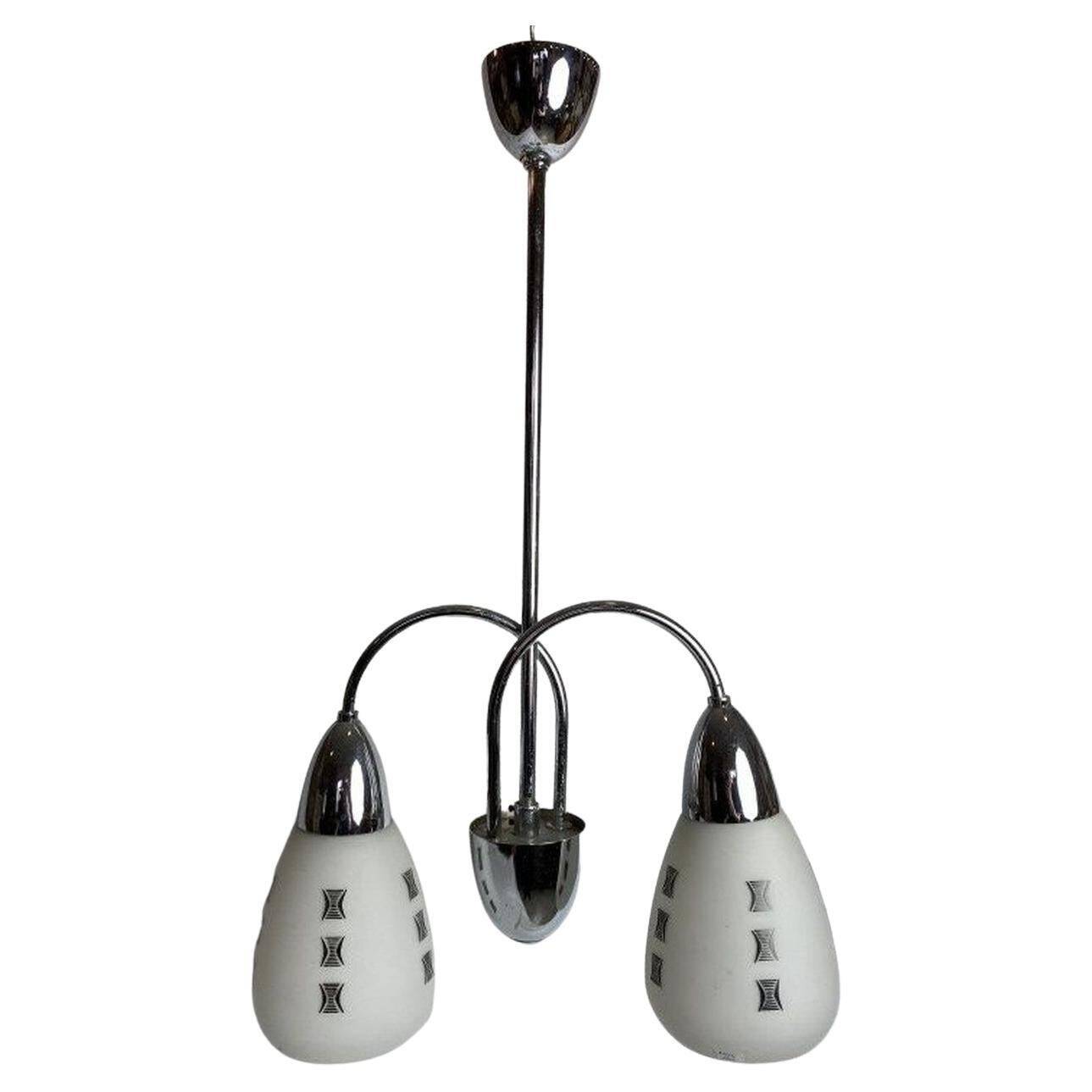 Suspended lamp by Elektroinstala Jílové