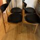 Pierre Guariche Unicorn chairs (golden oak, matte varnish)