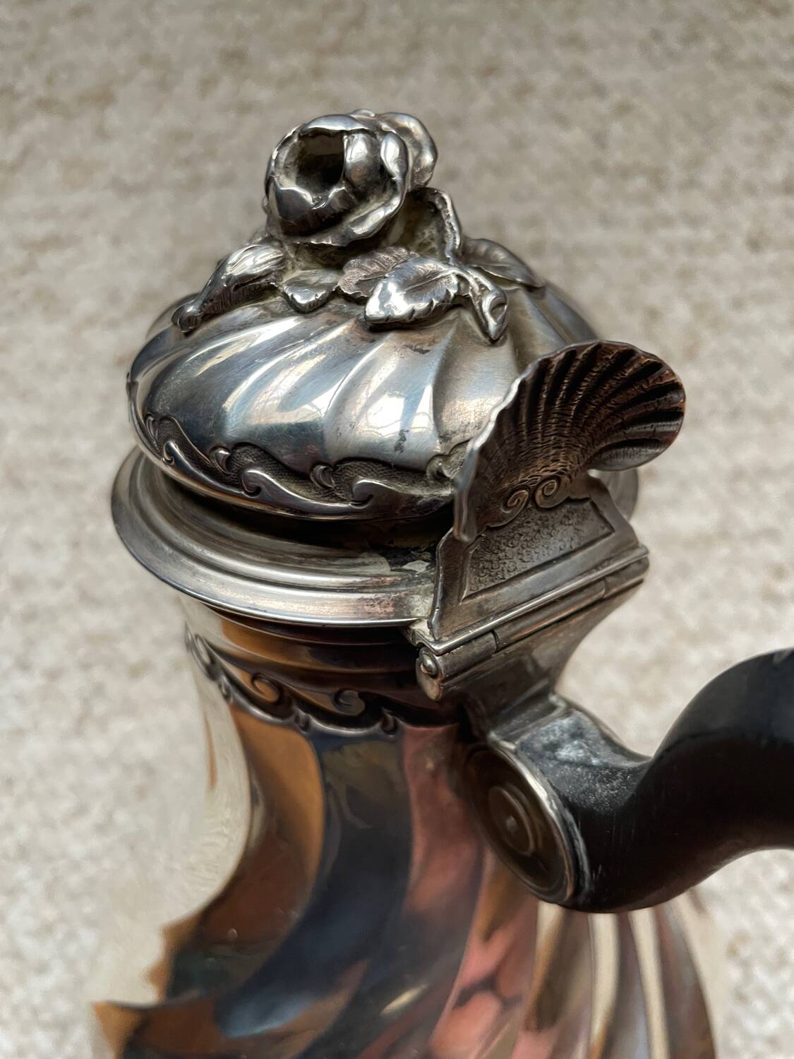 19th century chocolate jug