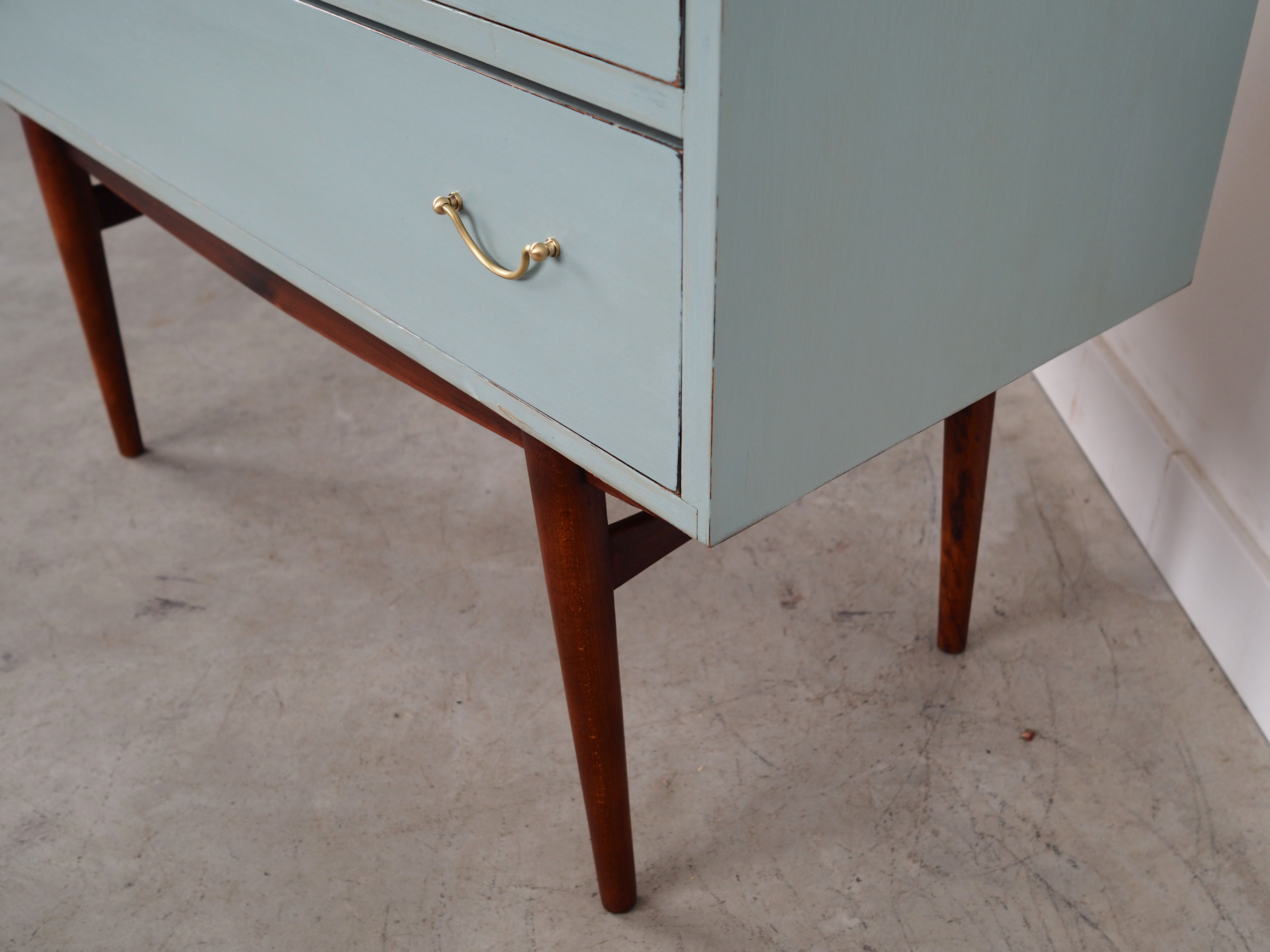 Beechwood chest of drawers, Danish design, 1970s, made in Denmark