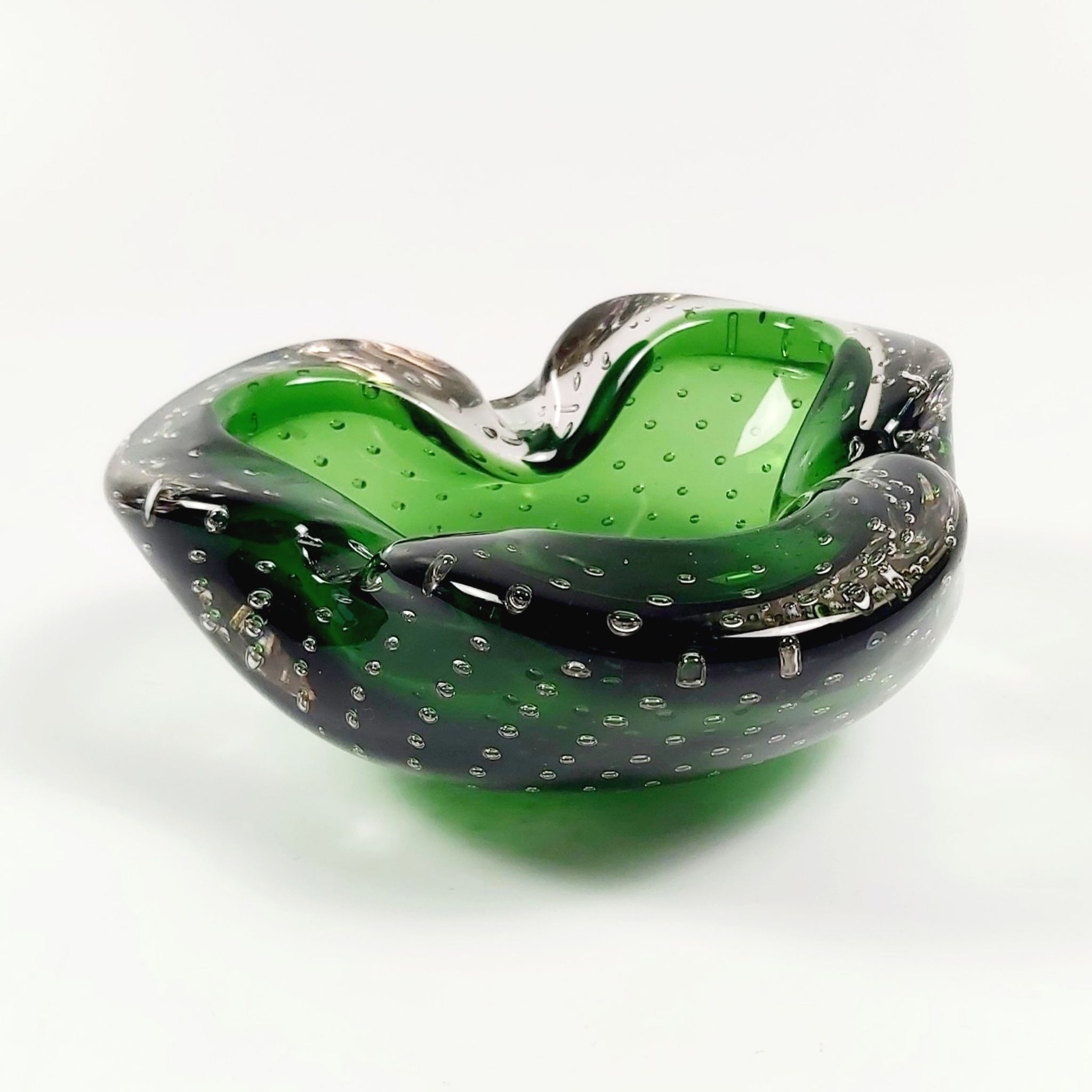 Murano Bullicante Glass Bowl or Ashtray from Made Murano Glass, 1960s