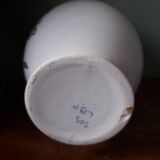 Vintage vase with herbalist pot decor