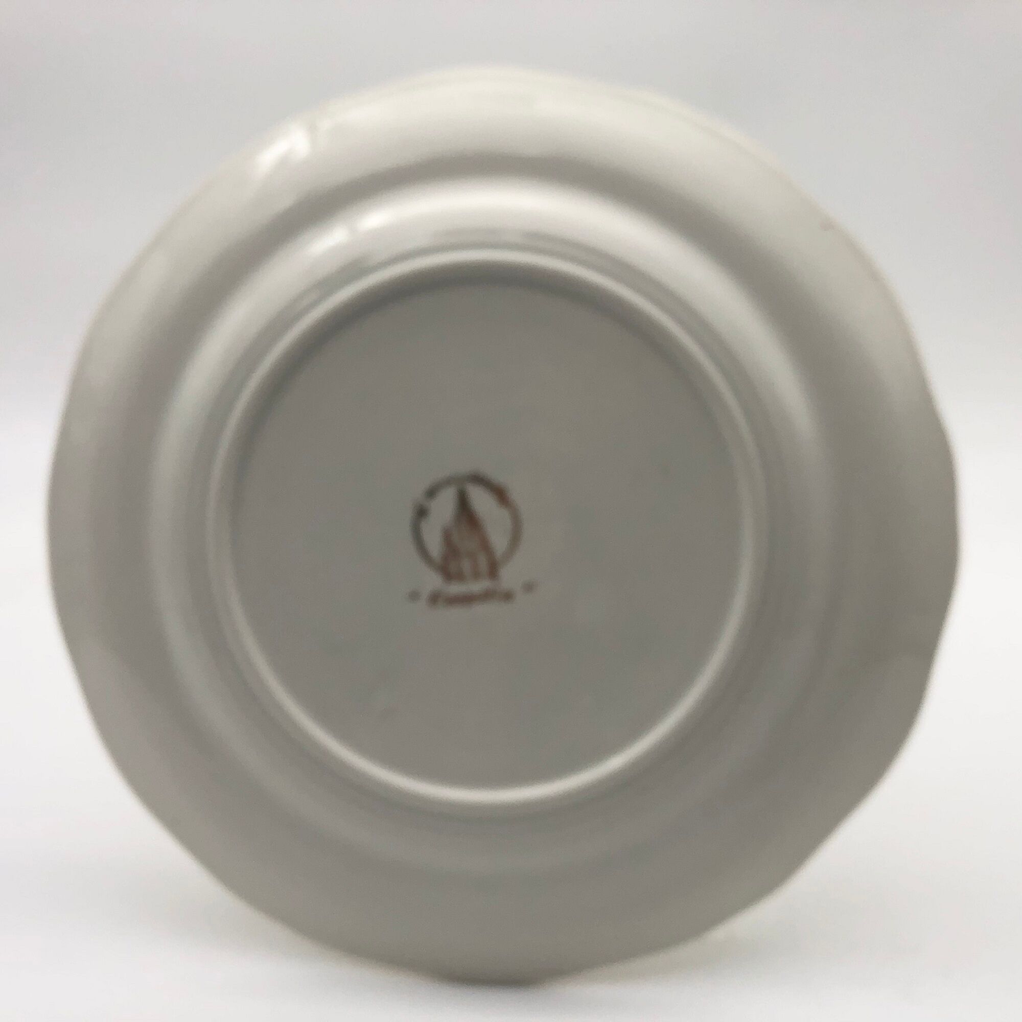 6 flat plates "L'Amandinoise" model "Coopelia"