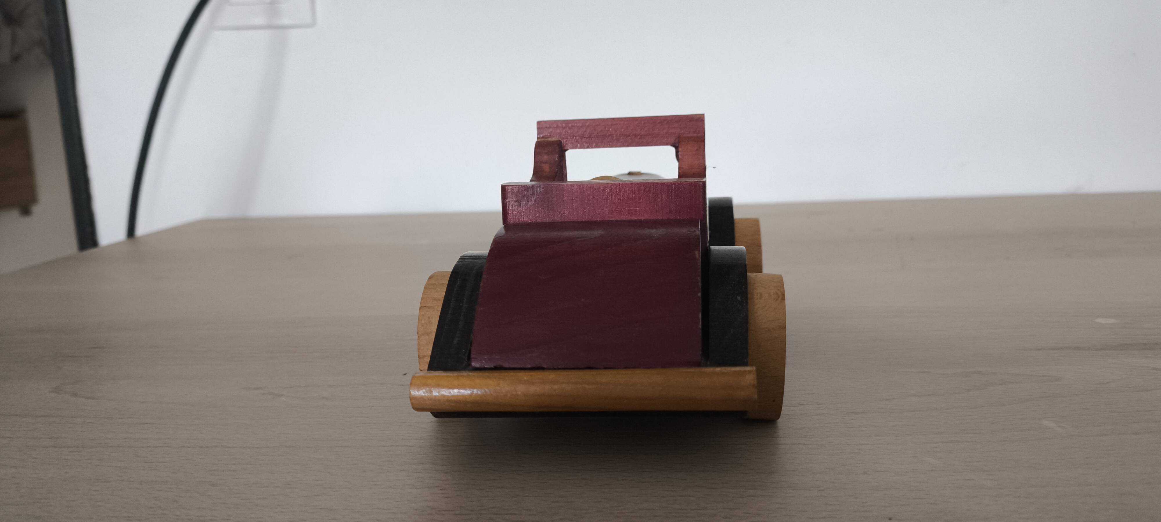 Wooden Toy Car Rosengart Designer Fernand Baumont 1945-1950