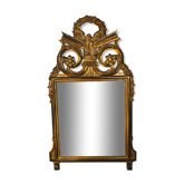 Miroir en bois sculpté doré 52x93cm